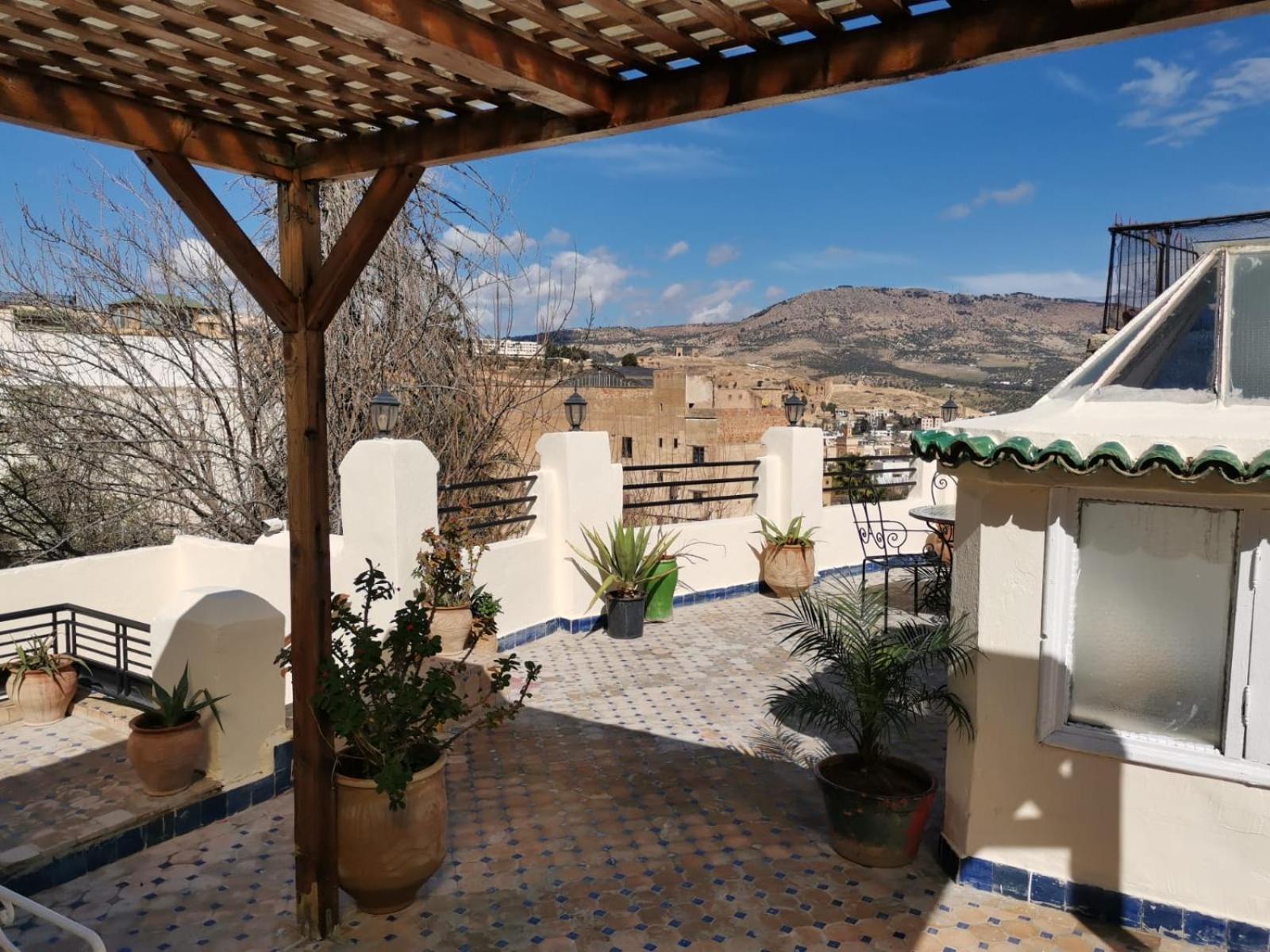 Riad Avec Terrasse Privee Et Piscine Partagee A 300M Fès Dış mekan fotoğraf