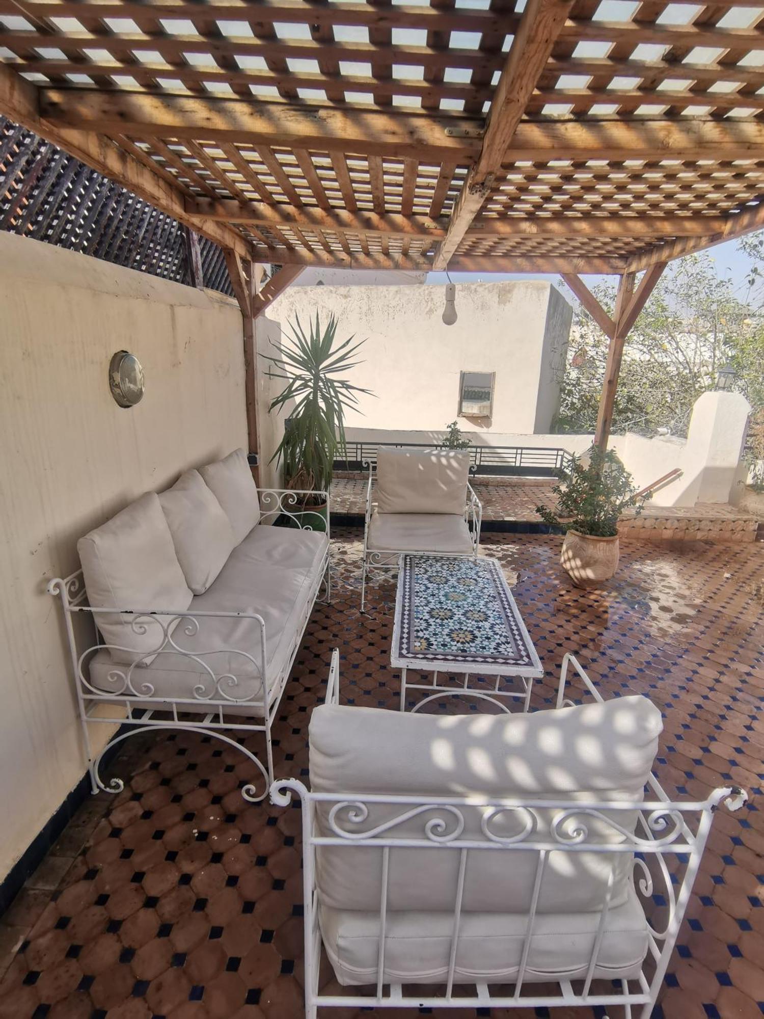 Riad Avec Terrasse Privee Et Piscine Partagee A 300M Fès Dış mekan fotoğraf