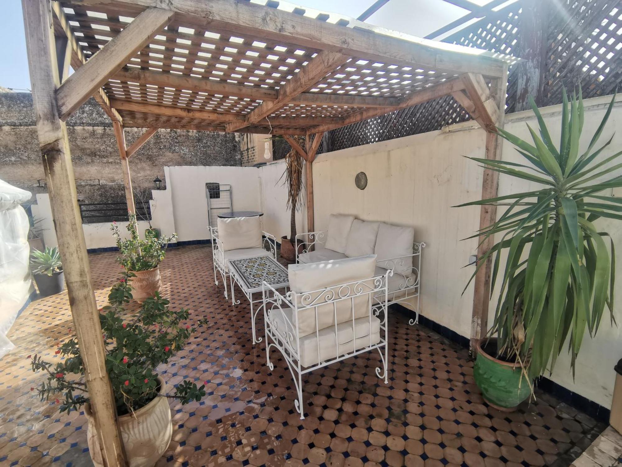 Riad Avec Terrasse Privee Et Piscine Partagee A 300M Fès Dış mekan fotoğraf